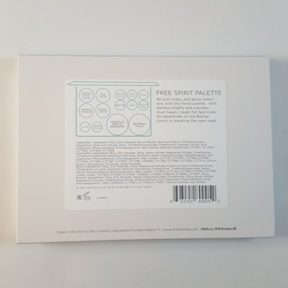 OFRA Free Spirit Pro Full Face Eyeshadow Highlighter Bronzer Blush Palette $99 - Picture 2 of 4